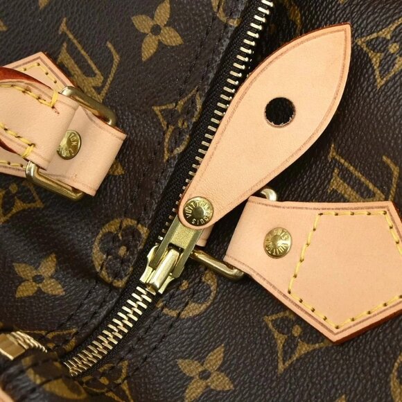 Louis Vuitton Monogram Speedy 35 Handbag M41524 AA2098 154962 - Picture 6 of 10